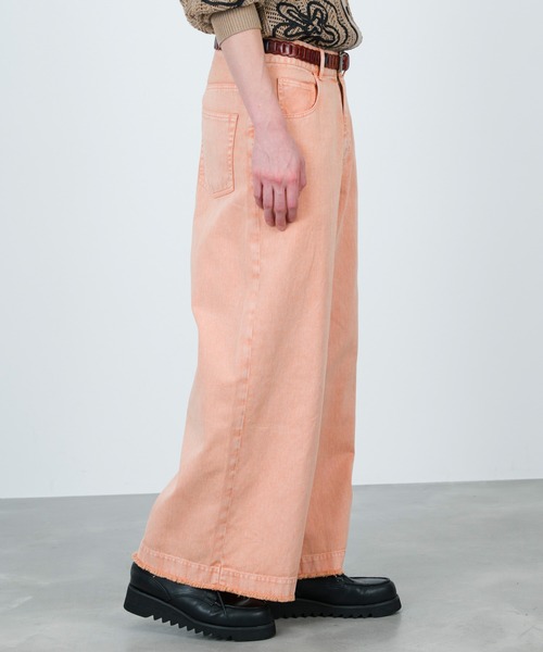 JUNRED（ジュンレッド）の「カラーデニムマキシフレア（デニムパンツ・メンズ・オレンジ/グリーン/サックスブルー/ベージュ系その他・L/M/S）」の8枚目の写真