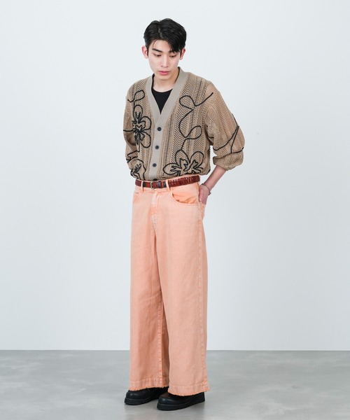 JUNRED（ジュンレッド）の「カラーデニムマキシフレア（デニムパンツ・メンズ・オレンジ/グリーン/サックスブルー/ベージュ系その他・L/M/S）」の12枚目の写真