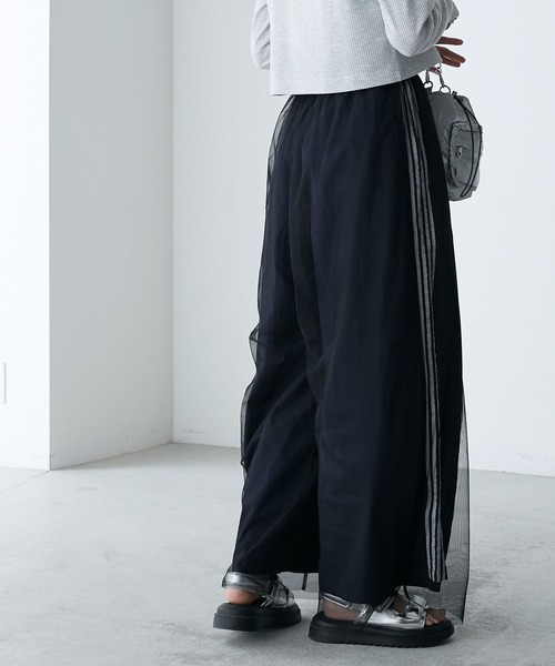 forksy.（フォルクシー）の「【forksy.】シアーレイヤードチュールパンツ（その他パンツ・レディース・ピンクベージュ/アイボリー/ブラック・FREE）」の6枚目の写真