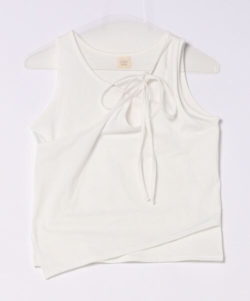 apres jour clair（アプレジュールクレア）の「【apres jour clair】マルチWAYデザインタンクトップ【ZOZOTOWN限定アイテム】（タンクトップ・レディース・ブラック/オフホワイト・フリー/X-LARGE）」の19枚目の写真
