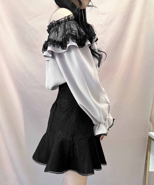 ROJITA(ロジータ)の「マーメイドミニスカート(スカート・レディース・チェック/ブラック・FREE)」の18枚目の写真