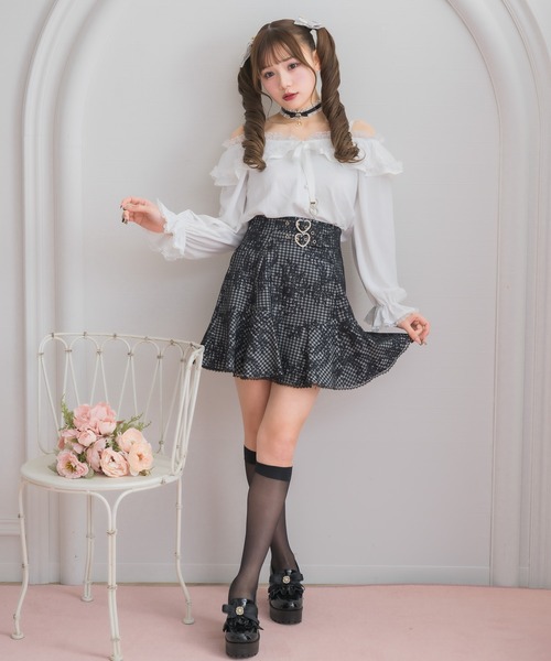 ROJITA(ロジータ)の「マーメイドミニスカート(スカート・レディース・チェック/ブラック・FREE)」の9枚目の写真