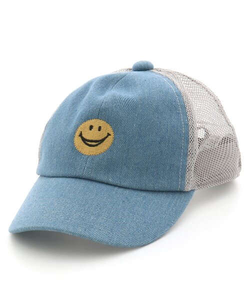 BREEZE（ブリーズ）の「メッシュキャップ（キャップ・キッズ・ブラック/グリーン/レインボー/ピンク/インディゴブルー・58/54/50）」の4枚目の写真