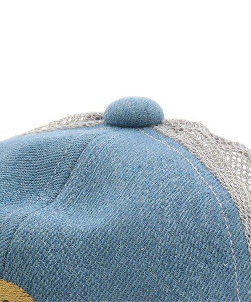 BREEZE（ブリーズ）の「メッシュキャップ（キャップ・キッズ・ブラック/グリーン/レインボー/ピンク/インディゴブルー・58/54/50）」の6枚目の写真