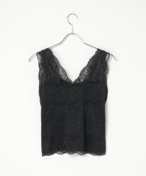 notch.（ノッチ）の「カップ付きレースタンクトップ（タンクトップ・レディース・ブラウン/ブラック/オフホワイト・M）」の10枚目の写真