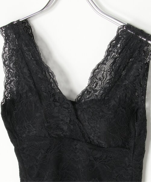 notch.（ノッチ）の「カップ付きレースタンクトップ（タンクトップ・レディース・ブラウン/ブラック/オフホワイト・M）」の5枚目の写真