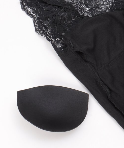 notch.（ノッチ）の「カップ付きレースタンクトップ（タンクトップ・レディース・ブラウン/ブラック/オフホワイト・M）」の8枚目の写真