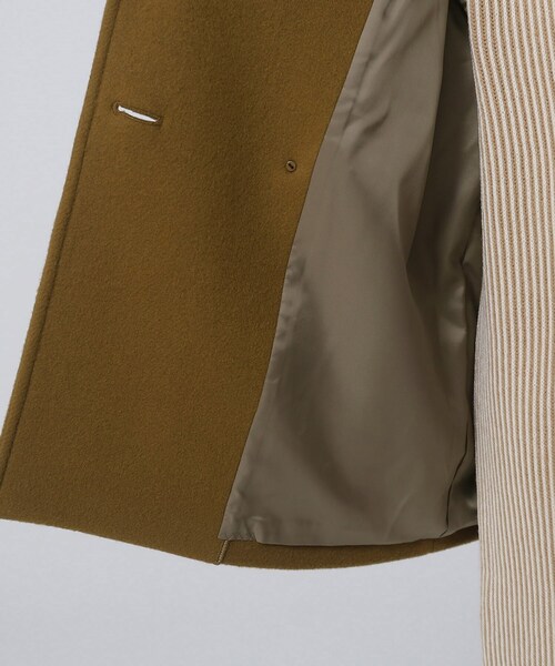 GALLEST（ギャレスト）の「◆コクーンPコート（ピーコート・レディース・オフホワイト/ブラック/カーキ・38/36）」の10枚目の写真