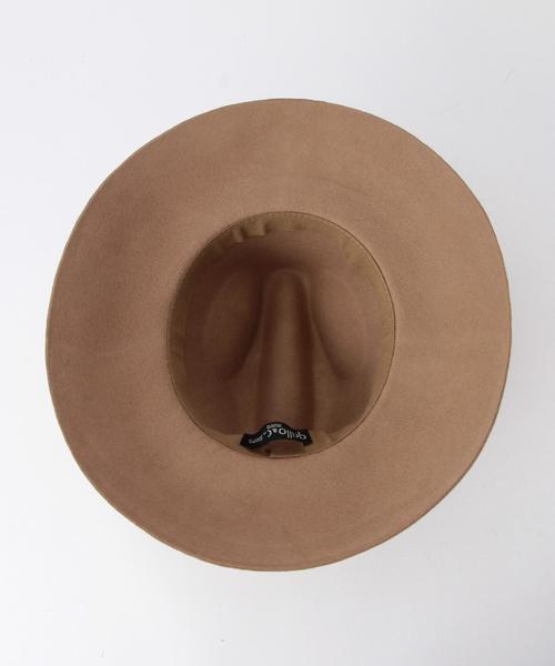 SHIPS（シップス）の「grillo & c for SHIPS: ウール/フェルト ロングブリムハット■（ハット・メンズ・カーキ/ブラウン/オリーブ/ネイビー/ブラック・ONE SIZE）」の10枚目の写真