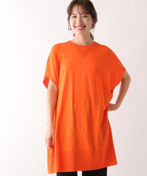 LEPSIM(レプシィム)の「14ゲージスウェットライクチュニックワンピース 992082(チュニック・レディース・ブラック/ライトグレー/オレンジ・FREE)」の15枚目の写真