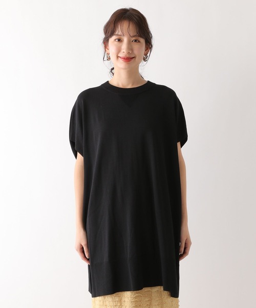 LEPSIM(レプシィム)の「14ゲージスウェットライクチュニックワンピース 992082(チュニック・レディース・ブラック/ライトグレー/オレンジ・FREE)」の20枚目の写真
