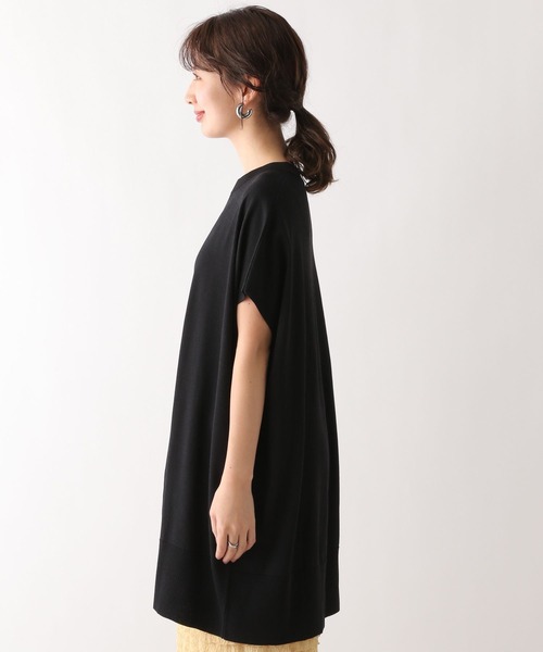 LEPSIM(レプシィム)の「14ゲージスウェットライクチュニックワンピース 992082(チュニック・レディース・ブラック/ライトグレー/オレンジ・FREE)」の21枚目の写真