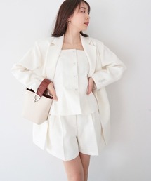 AMBIENT | サマーツイードハイウエストタックショートパンツ(その他パンツ)