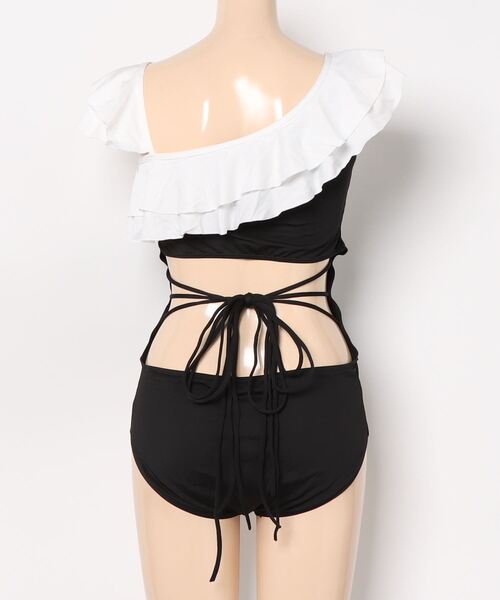 Ritzy（リッツィー）の「配色フリル ワンピース 水着（水着）」 - WEAR