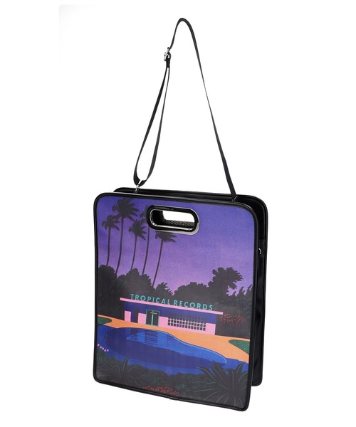 X JAPAN バック セール】X-girl x HIROSHI NAGAI RECORD BAG（ショルダーバッグ