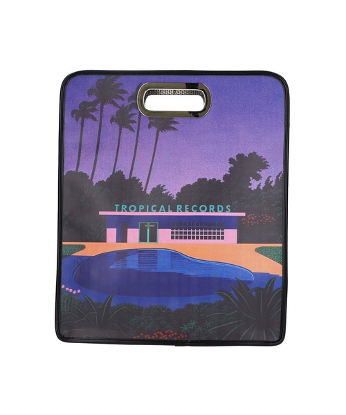 X-girl(エックスガール)の「X-girl x HIROSHI NAGAI RECORD BAG(ショルダーバッグ・レディース・ブラック・ONE SIZE)」の9枚目の写真