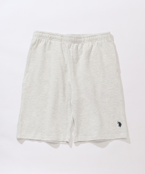 U.S. POLO ASSN.（ユーエスポロアッスン）の「【U.S. POLO ASSN./ユーエスポロアッスン】ワンポイント刺繍スウェットショートパンツ（スウェットパンツ・メンズ・スミクロ/杢グレー/ネイビー/オフホワイト/ブラック・L/LL/M）」の20枚目の写真