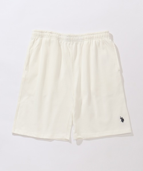 U.S. POLO ASSN.（ユーエスポロアッスン）の「【U.S. POLO ASSN./ユーエスポロアッスン】ワンポイント刺繍スウェットショートパンツ（スウェットパンツ・メンズ・スミクロ/杢グレー/ネイビー/オフホワイト/ブラック・L/LL/M）」の18枚目の写真
