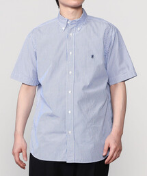 GYMPHLEX（ジムフレックス）の「Gymphlex | コットンブロード ボタンダウン半袖シャツ MEN（シャツ/ブラウス・メンズ）」