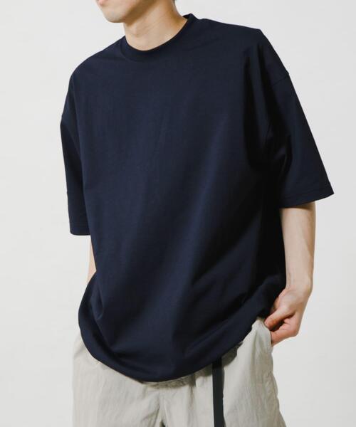 DAIWA PIER39（ダイワピア39）の「DAIWA PIER39　TECH DRAWSTRING S/S TEE（Tシャツ/カットソー・メンズ・ホワイト/ネイビー/ブラック・LARGE/MEDIUM/SMALL/X-LARGE）」の3枚目の写真