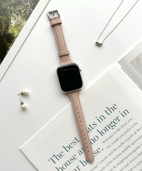 シンプルレザースリムバンド Apple Watch バンド ベルト 41/40/38mm