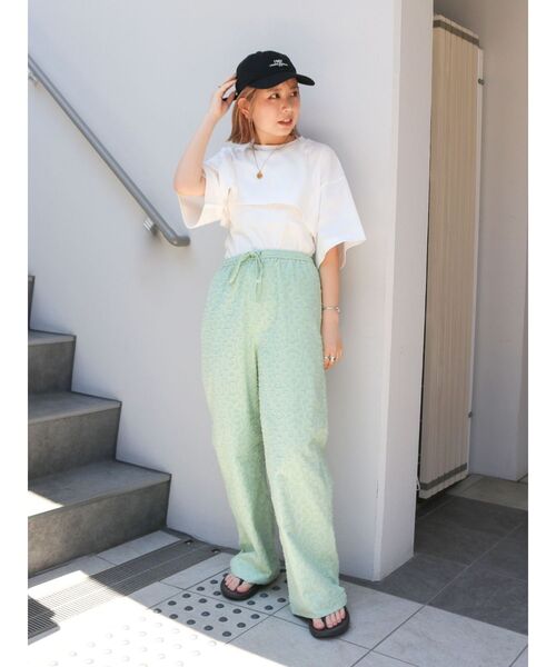 Ungrid（アングリッド）の「エンブロイダリーカラーキャップ（キャップ・レディース・グリーン/オレンジ/ブラック/ブルー・FREE）」の10枚目の写真