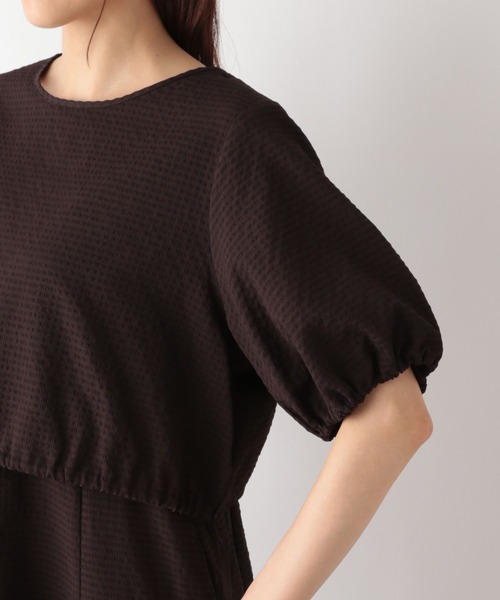 GLOBAL WORK（グローバルワーク）の「MATINEE LINE/ドロストブラウス＊キャミワンピース/123953（ワンピース・レディース・ブラック/ブラウン・LARGE/MEDIUM）」の14枚目の写真