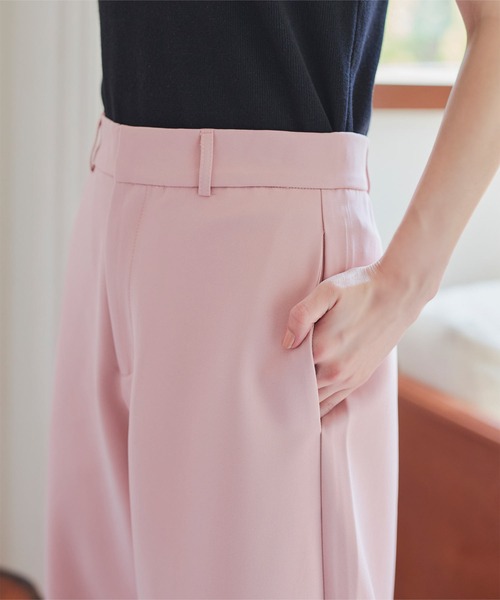 KOBE LETTUCE(コウベレタス)の「選べるサイズ カーブすぎないカーブパンツ(その他パンツ・レディース・ブラック/グレー/ピンク/ホワイト/モカ/チャコール/カーキ/ベージュ/ネイビー・L/M/TM/PM/S)」の17枚目の写真