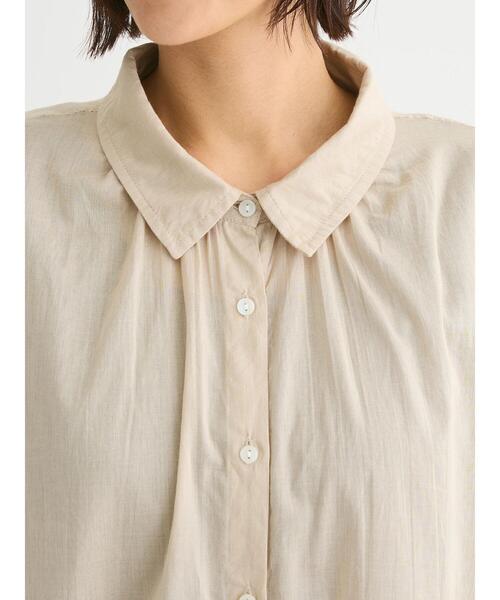 Green　Parks（グリーンパークス）の「I　ボイルゆったりシャツ（シャツ/ブラウス・レディース・ピンク/パープル/ブルー系その他7/ライトベージュ・FREE）」の22枚目の写真