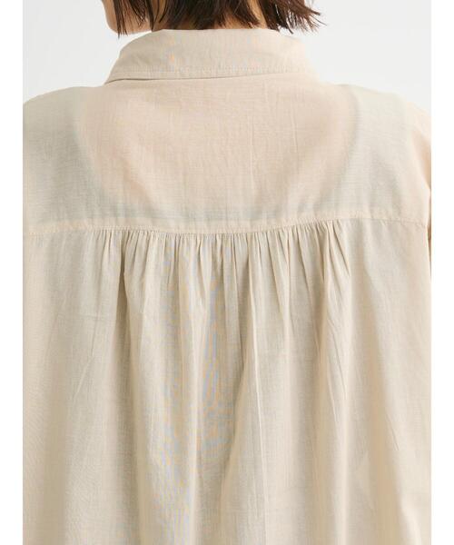 Green　Parks（グリーンパークス）の「I　ボイルゆったりシャツ（シャツ/ブラウス・レディース・ピンク/パープル/ブルー系その他7/ライトベージュ・FREE）」の21枚目の写真