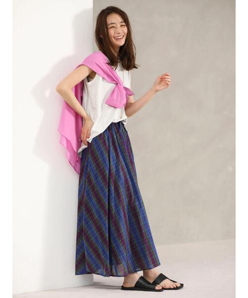 Green　Parks（グリーンパークス）の「I　ボイルゆったりシャツ（シャツ/ブラウス・レディース・ピンク/パープル/ブルー系その他7/ライトベージュ・FREE）」の8枚目の写真