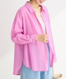 Green　Parks | インド綿 ボイルゆったりシャツ(シャツ/ブラウス)