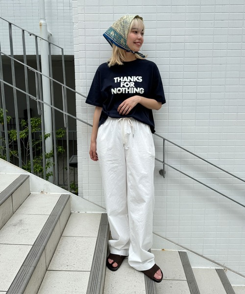 CANAL JEAN（キャナルジーン）の「El mar　コットンプリントバンダナ（バンダナ/スカーフ・レディース・ブルー/ブラウン/レッド・ONE SIZE）」の10枚目の写真