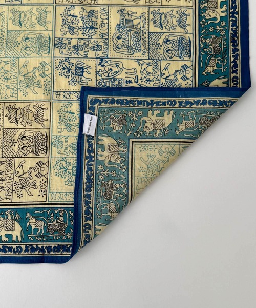 CANAL JEAN（キャナルジーン）の「El mar　コットンプリントバンダナ（バンダナ/スカーフ・レディース・ブルー/ブラウン/レッド・ONE SIZE）」の16枚目の写真