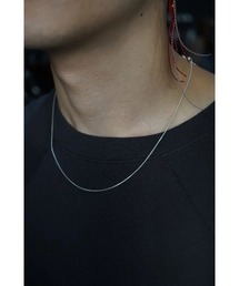 乱痴気（ランチキ）の「Adjustable silver chain - box（ネックレス・メンズ）」