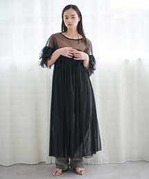 TS fuwa ribbon O/P（ワンピース）｜Swankiss（スワンキス）の