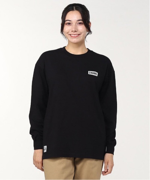 CHUMS(チャムス)の「【CHUMS】Oversized Large Jump Rope Brushed L/S Tee / オーバーサイズドラージジャンプロープブラッシュドロングスリーブティー(Tシャツ/カットソー・メンズ・ホワイト/ブラック/ネイビー・X-LARGE/LARGE/MEDIUM)」の13枚目の写真