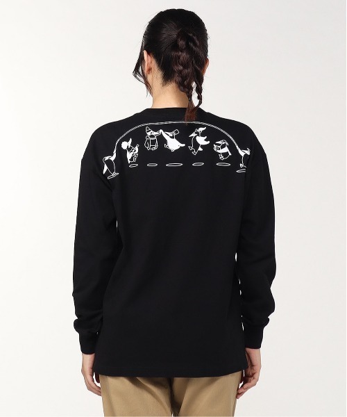 セール】【CHUMS】Oversized Large Jump Rope Brushed L/S Tee