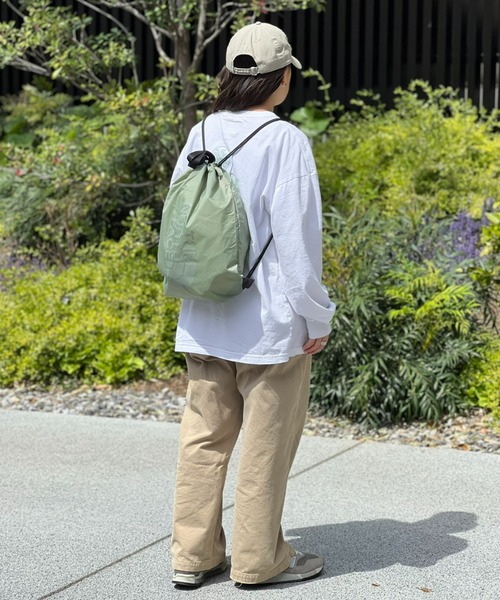 THE NORTH FACE(ザノースフェイス)の「【THE NORTH FACE】PF SAC PACK / ピーエフサックパック(ショルダーバッグ・メンズ・グリーン系その他/ブラック/グリーン/ベージュ系その他/ブルー系その他/パープル/グリーン系その他2・FREE)」の13枚目の写真