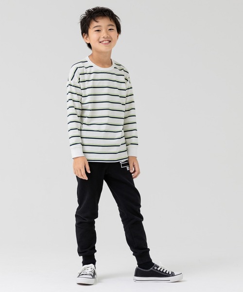 chil2(チルツー)の「ロゴ 裏毛スウェットパンツ(スウェットパンツ・キッズ・グレー/ブラック/ネイビー/ベージュ・110cm/90cm/150cm/140cm/120cm/100cm/130cm)」の7枚目の写真