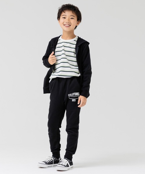 chil2(チルツー)の「ロゴ 裏毛スウェットパンツ(スウェットパンツ・キッズ・グレー/ブラック/ネイビー/ベージュ・110cm/90cm/150cm/140cm/120cm/100cm/130cm)」の8枚目の写真