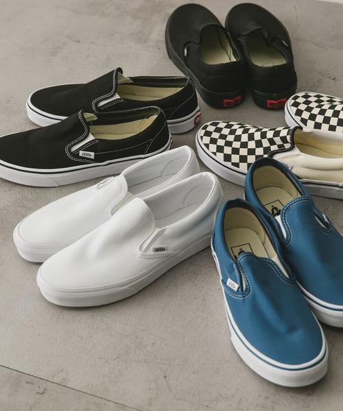 VANS（バンズ）の「VANS　UA Classic Slip-On（スニーカー・メンズ・ネイビー/チェック/ホワイト/ブラック系その他/ブラック・8/8.5/9.5/10/9）」の18枚目の写真