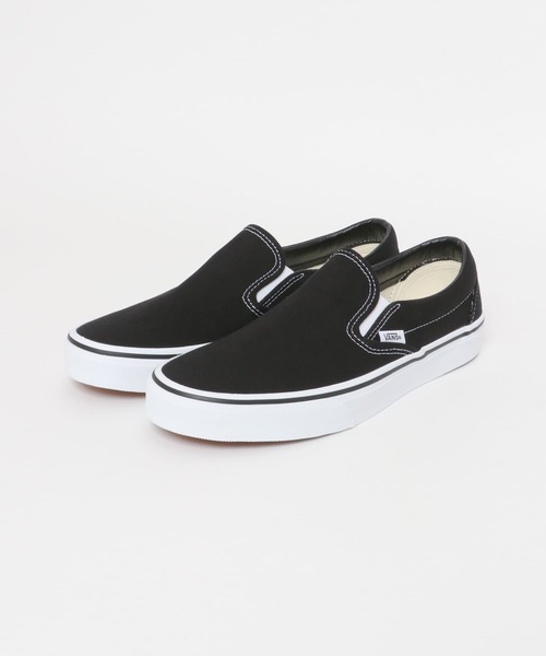 VANS（バンズ）の「VANS　UA Classic Slip-On（スニーカー・メンズ・ネイビー/チェック/ホワイト/ブラック系その他/ブラック・8/8.5/9.5/10/9）」の13枚目の写真