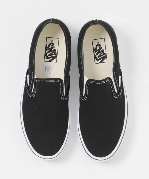 VANS（バンズ）の「VANS　UA Classic Slip-On（スニーカー・メンズ・ネイビー/チェック/ホワイト/ブラック系その他/ブラック・8/8.5/9.5/10/9）」の12枚目の写真