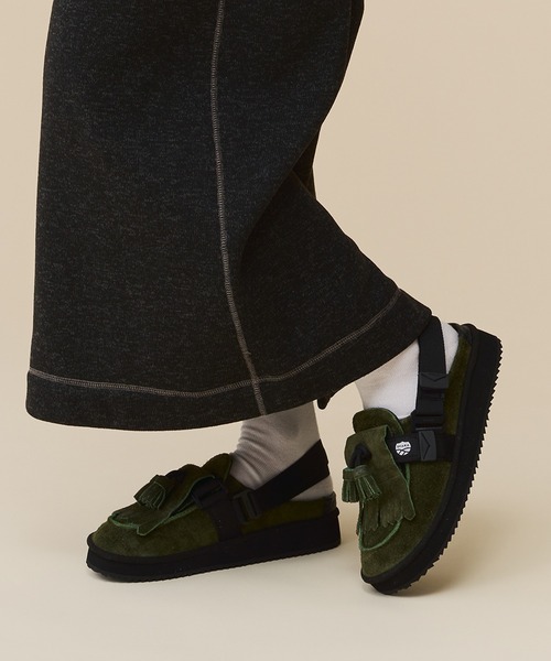 SHAKA（シャカ）の「SHAKA MOC MULE TASSEL SUEDE モック ミュール