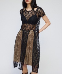 ラグア ジェム  レーストップス LAGUA GEM | FLOR LACE SLEEVE HOLE トップス (Tシャツ