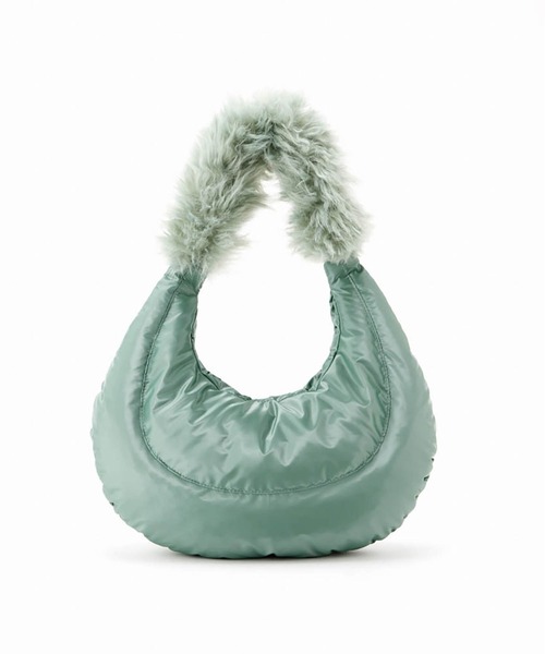 CONTROL FREAK（コントロールフリーク）の「CONTROL FREAK / CTFK（コントロールフリーク）フワフワハンドルバッグ（ハンドバッグ・レディース・ブラック/グリーン/シルバー・FREE）」の11枚目の写真