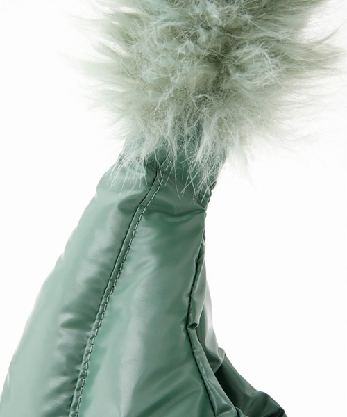 CONTROL FREAK（コントロールフリーク）の「CONTROL FREAK / CTFK（コントロールフリーク）フワフワハンドルバッグ（ハンドバッグ・レディース・ブラック/グリーン/シルバー・FREE）」の10枚目の写真