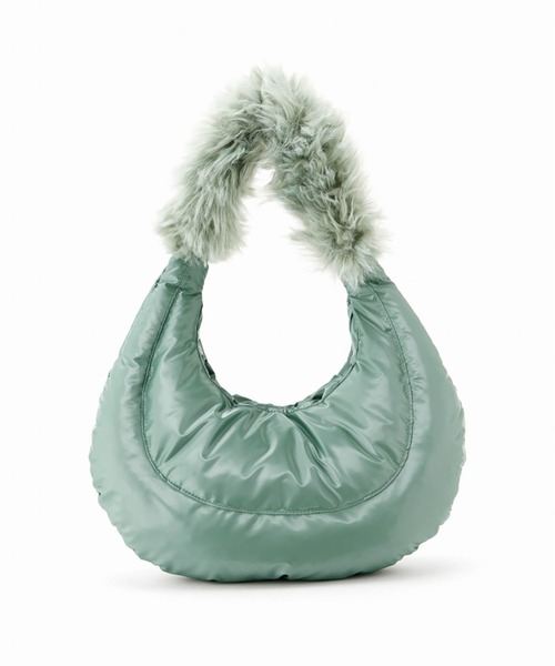 CONTROL FREAK（コントロールフリーク）の「CONTROL FREAK / CTFK（コントロールフリーク）フワフワハンドルバッグ（ハンドバッグ・レディース・ブラック/グリーン/シルバー・FREE）」の8枚目の写真