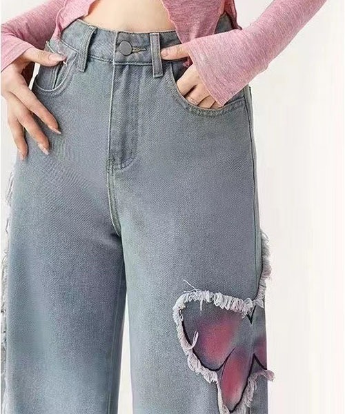 gossip！ロサンゼルス（ゴシップロサンゼルス）の「蝶刺繍ハイウエスト